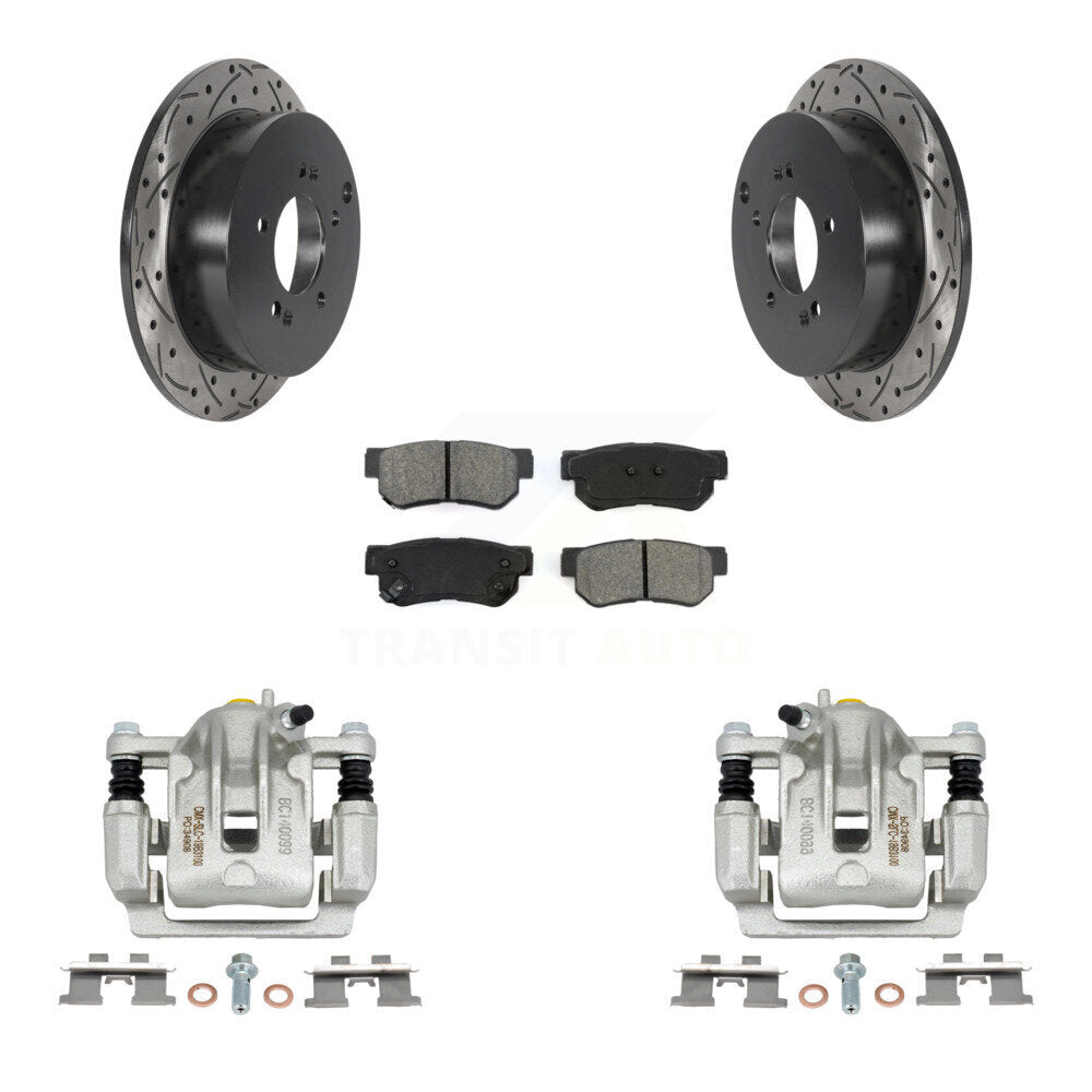 Transit Auto KCD-100600S Disc Brake Kit for 2005-2010 Hyundai Tucson, Kia Sportage - Rear product image