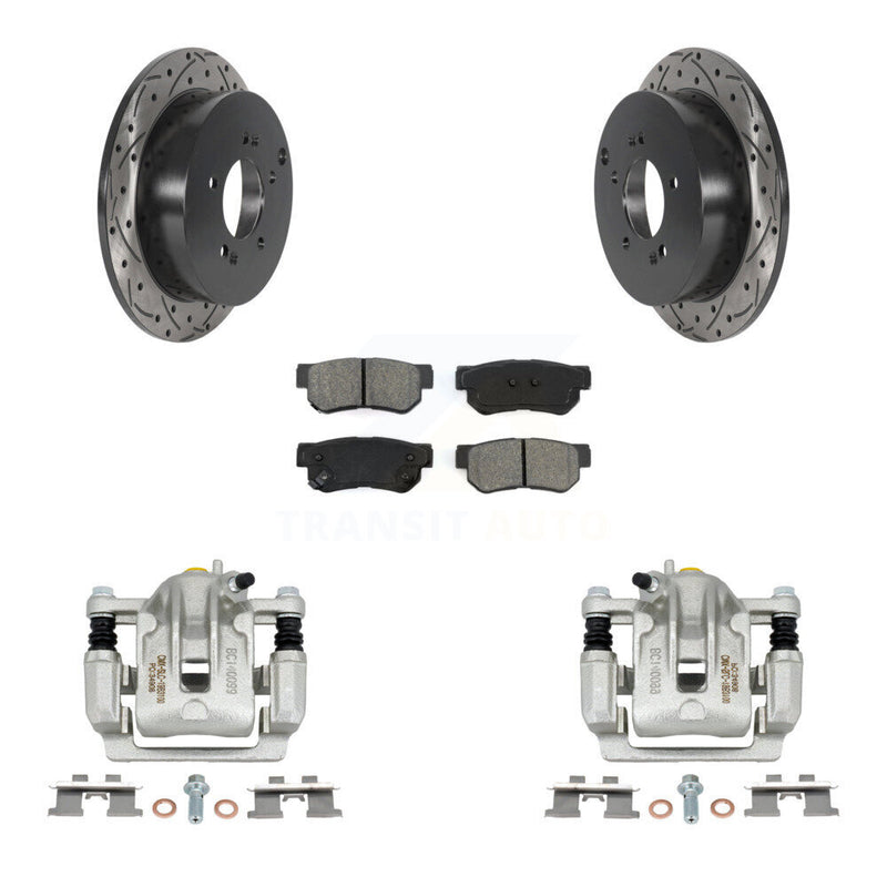 Transit Auto KCD-100600S Disc Brake Kit for 2005-2010 Hyundai Tucson, Kia Sportage - Rear product image