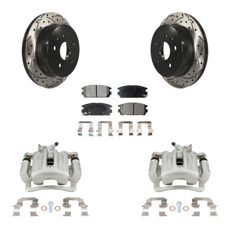 Transit Auto KCD-100601P Disc Brake Kit for 2010-2017 Chevrolet Equinox, GMC Terrain - Rear product image