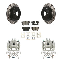 Transit Auto KCD-100601S Disc Brake Kit for 2007-2012 Acura RDX, Honda CR-V - Rear product image
