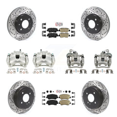 Transit Auto KCD-100602N Disc Brake Kit for 2012-2016 Hyundai Accent - Front and Rear product image