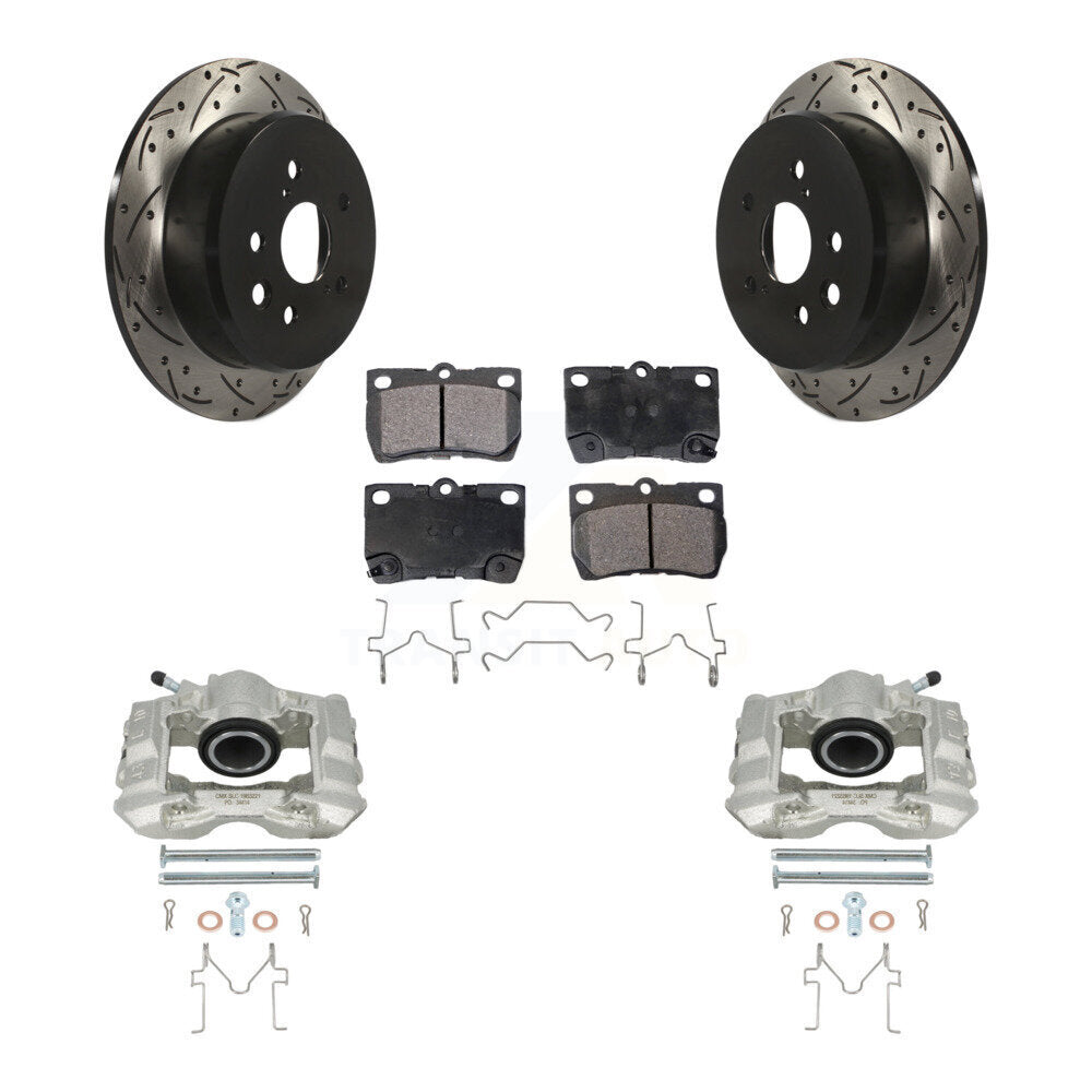 Transit Auto KCD-100602P Disc Brake Kit for 2006-2013 Lexus IS250 - Rear product image