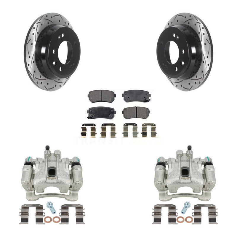 Transit Auto KCD-100602T Disc Brake Kit for 2010-2016 Kia Sportage, Hyundai Tucson - Rear product image