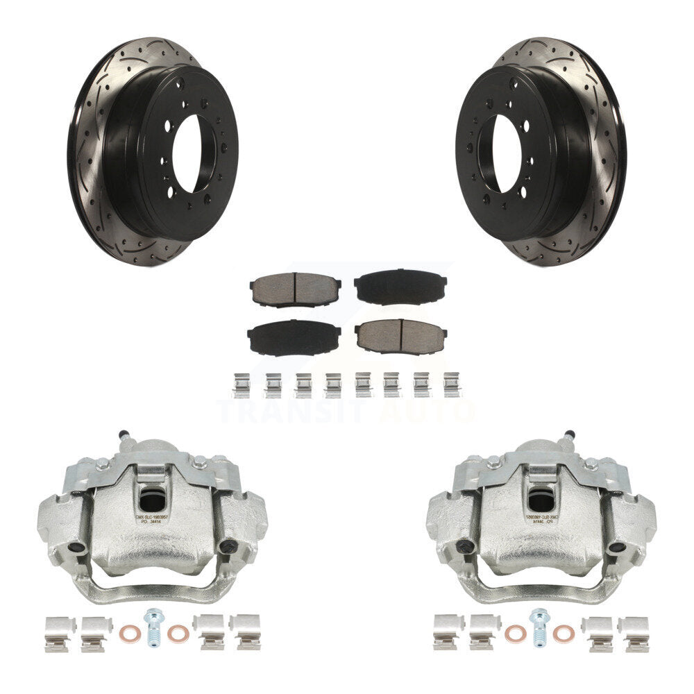Transit Auto KCD-100603C Disc Brake Kit for 2008-2015 Lexus LX570, Toyota Land Cruiser - Rear product image