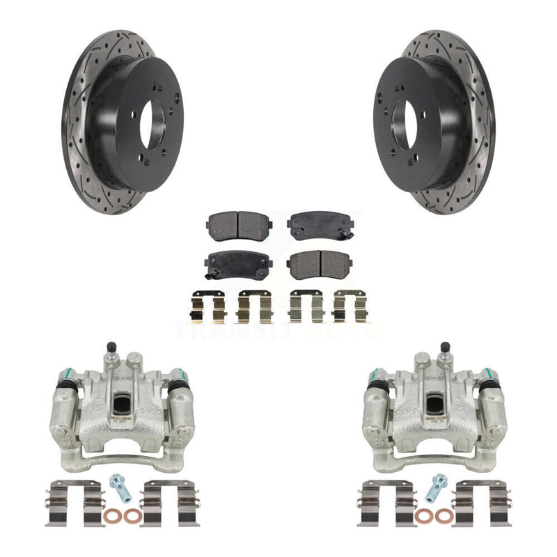Transit Auto KCD-100603T Disc Brake Kit for 2010-2016 Kia Sportage, Hyundai Tucson - Rear product image