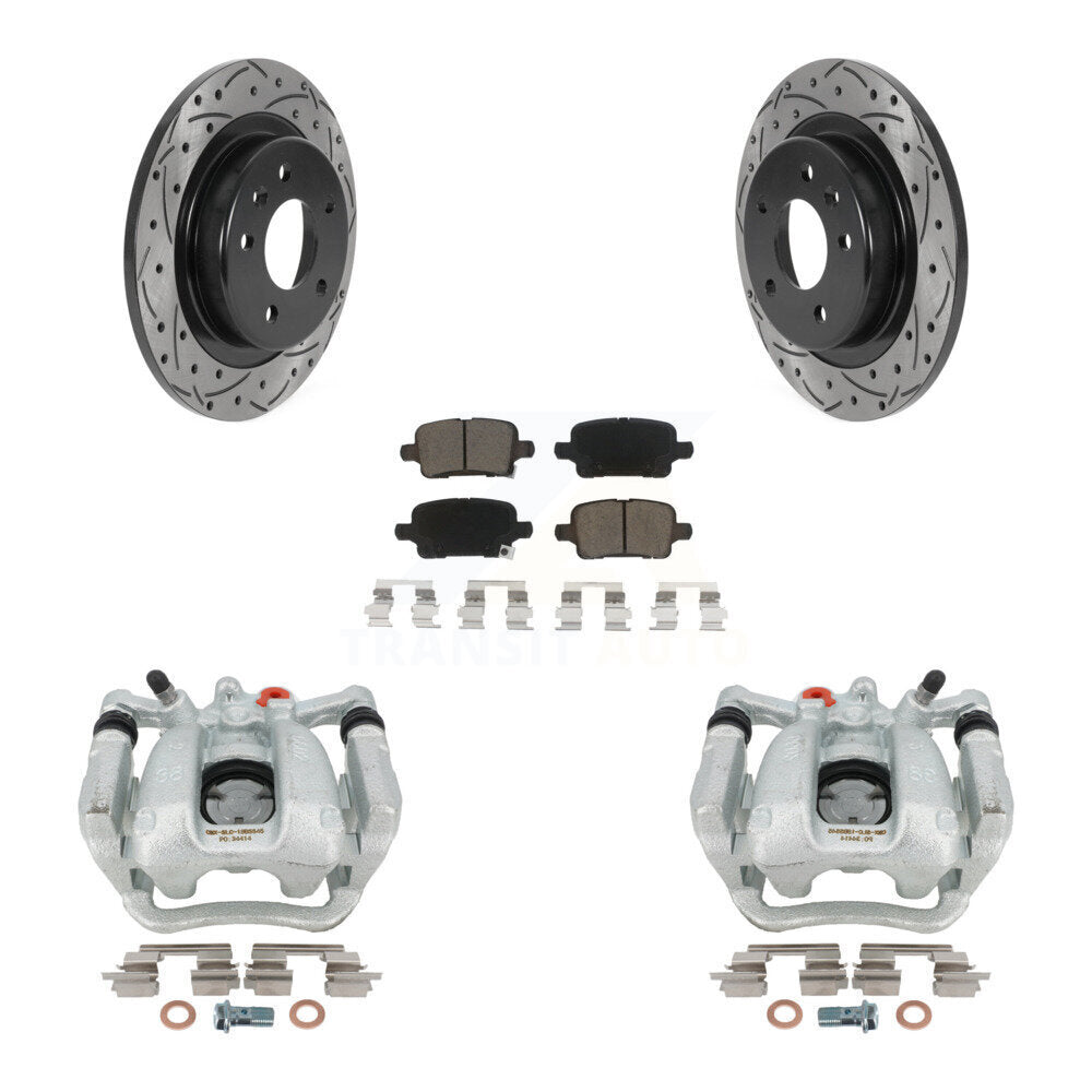 Transit Auto KCD-100605C Disc Brake Kit for 2017-2020 Buick Regal Sportback, Buick Regal TourX, Buick LaCrosse - Rear product image