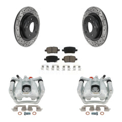 Transit Auto KCD-100605C Disc Brake Kit for 2017-2020 Buick Regal Sportback, Buick Regal TourX, Buick LaCrosse - Rear product image