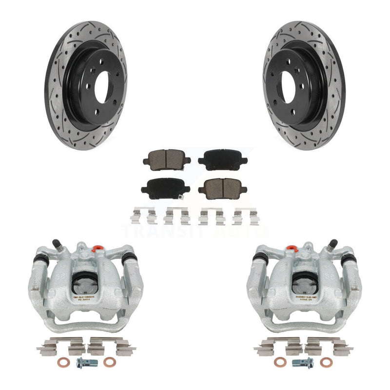 Transit Auto KCD-100605C Disc Brake Kit for 2017-2020 Buick Regal Sportback, Buick Regal TourX, Buick LaCrosse - Rear product image