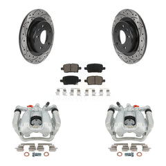 Transit Auto KCD-100606C Disc Brake Kit for 2016-2020 Chevrolet Equinox, GMC Terrain, Chevrolet Malibu - Rear product image