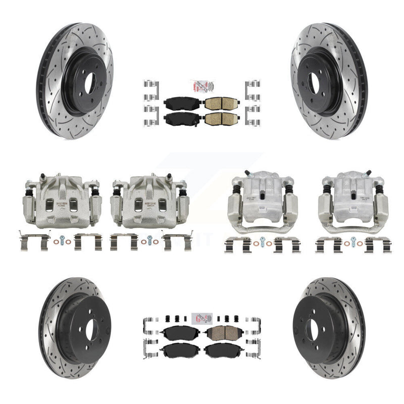 Transit Auto KCD-100606N Disc Brake Kit for 2014-2018 Subaru Forester - Front and Rear product image