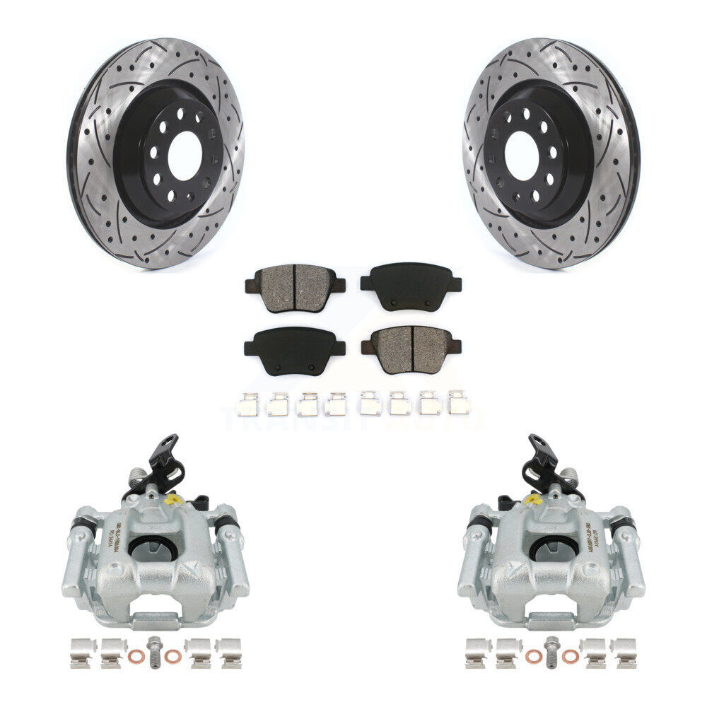 Transit Auto KCD-100606S Disc Brake Kit for 2011-2013 Volkswagen GTI, Audi A3 Quattro - Rear product image