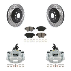 Transit Auto KCD-100606S Disc Brake Kit for 2011-2013 Volkswagen GTI, Audi A3 Quattro - Rear product image