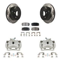 Transit Auto KCD-100606T Disc Brake Kit for 2010-2017 Chevrolet Equinox, GMC Terrain - Rear product image