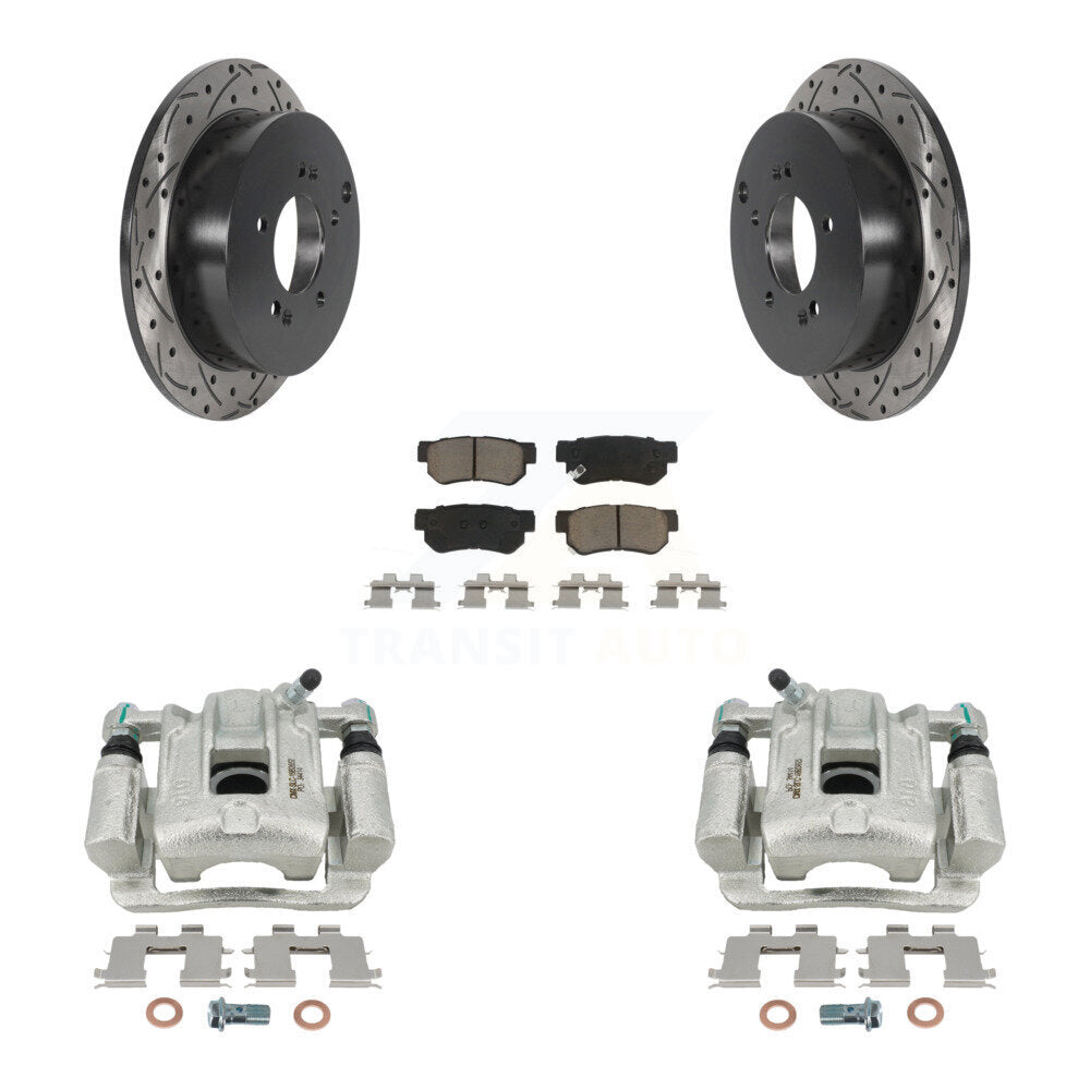 Transit Auto KCD-100607C Disc Brake Kit for 2001-2006 Hyundai Santa Fe - Rear product image