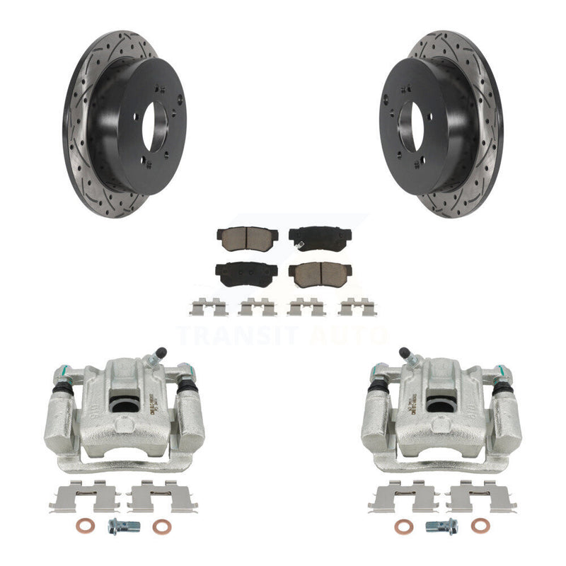 Transit Auto KCD-100607C Disc Brake Kit for 2001-2006 Hyundai Santa Fe - Rear product image