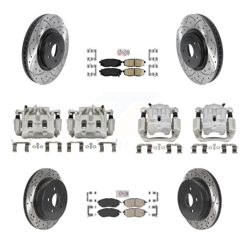 Transit Auto KCD-100607N Disc Brake Kit for 2014-2018 Subaru Forester - Front and Rear product image