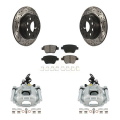 Transit Auto KCD-100607S Disc Brake Kit for 2010-2013 Volkswagen GTI, Volkswagen Eos, Audi A3 - Rear product image
