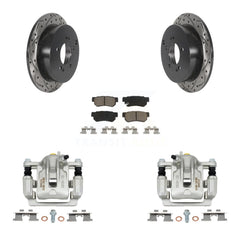 Transit Auto KCD-100608C Disc Brake Kit for 2005-2010 Hyundai Tucson, Kia Sportage - Rear product image
