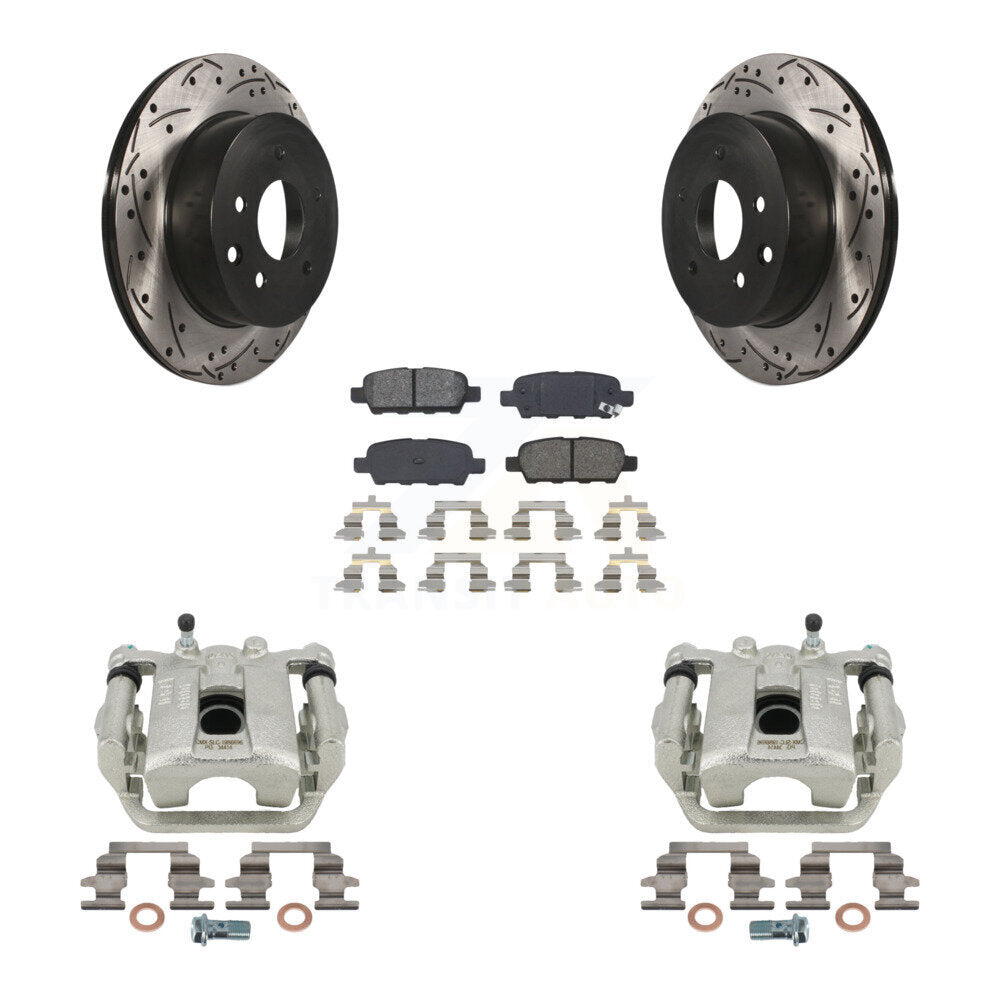 Transit Auto KCD-100608S Disc Brake Kit for 2011-2023 Nissan LEAF, Nissan Rogue Sport, Nissan Rogue & more - Rear product image