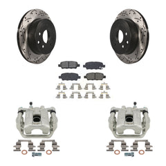 Transit Auto KCD-100608S Disc Brake Kit for 2011-2023 Nissan LEAF, Nissan Rogue Sport, Nissan Rogue & more - Rear product image