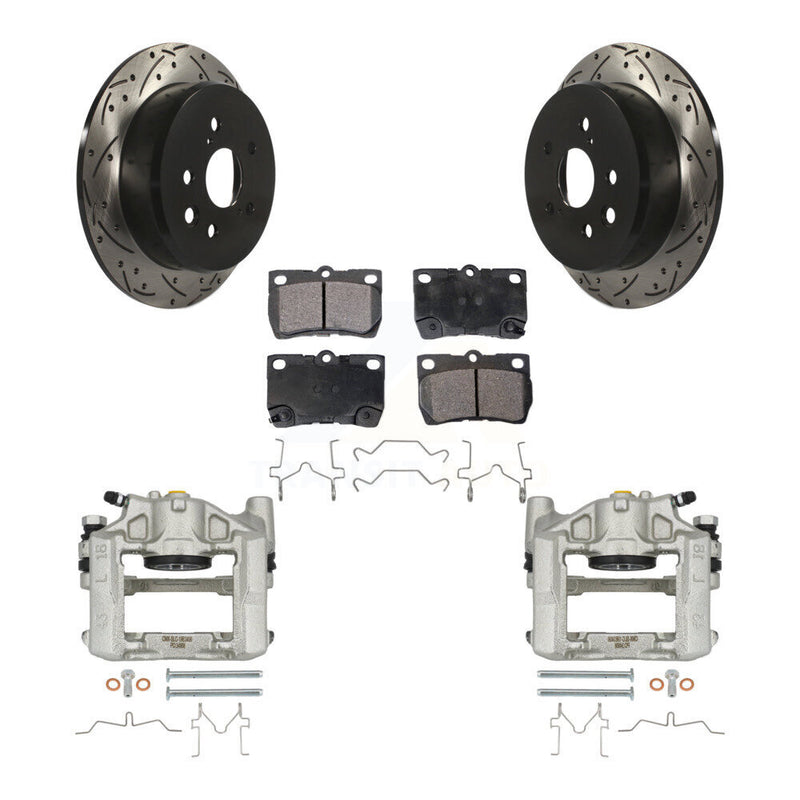 Transit Auto KCD-100608T Disc Brake Kit for 2010-2011 Lexus IS250 - Rear product image