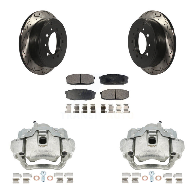 Transit Auto KCD-100609P Disc Brake Kit for 2008-2015 Lexus LX570, Toyota Land Cruiser - Rear product image