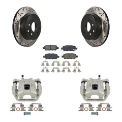 Transit Auto KCD-100609S Disc Brake Kit for 2005-2015 Nissan Rogue Select, Nissan Rogue, Nissan X-Trail - Rear product image