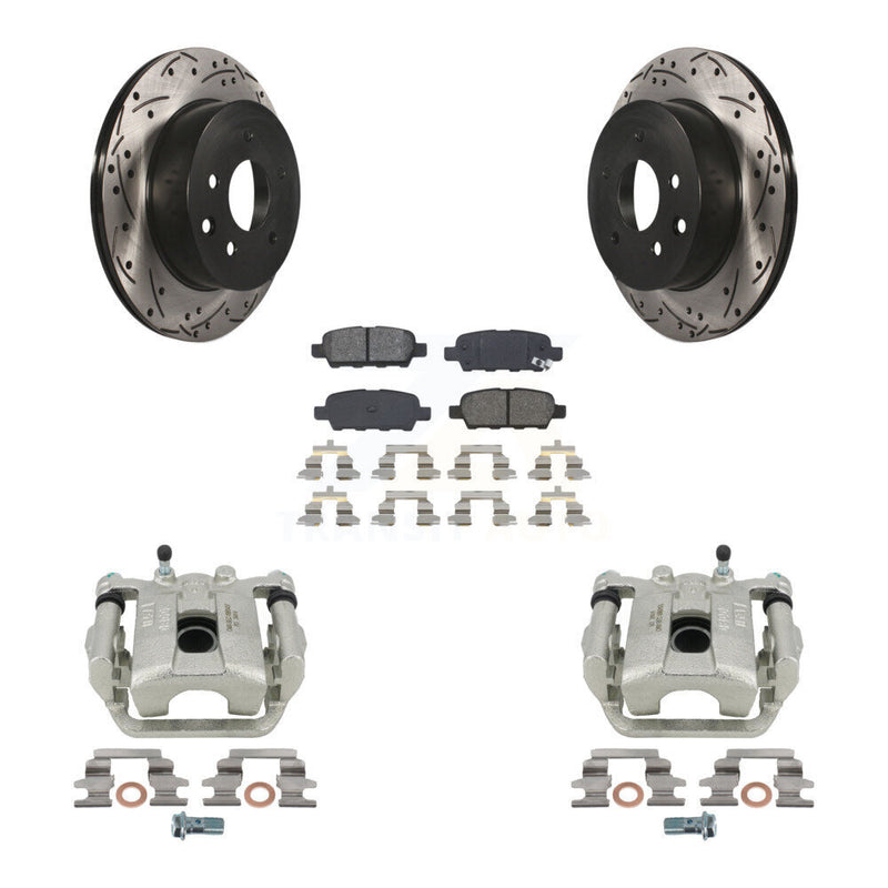 Transit Auto KCD-100609S Disc Brake Kit for 2005-2015 Nissan Rogue Select, Nissan Rogue, Nissan X-Trail - Rear product image