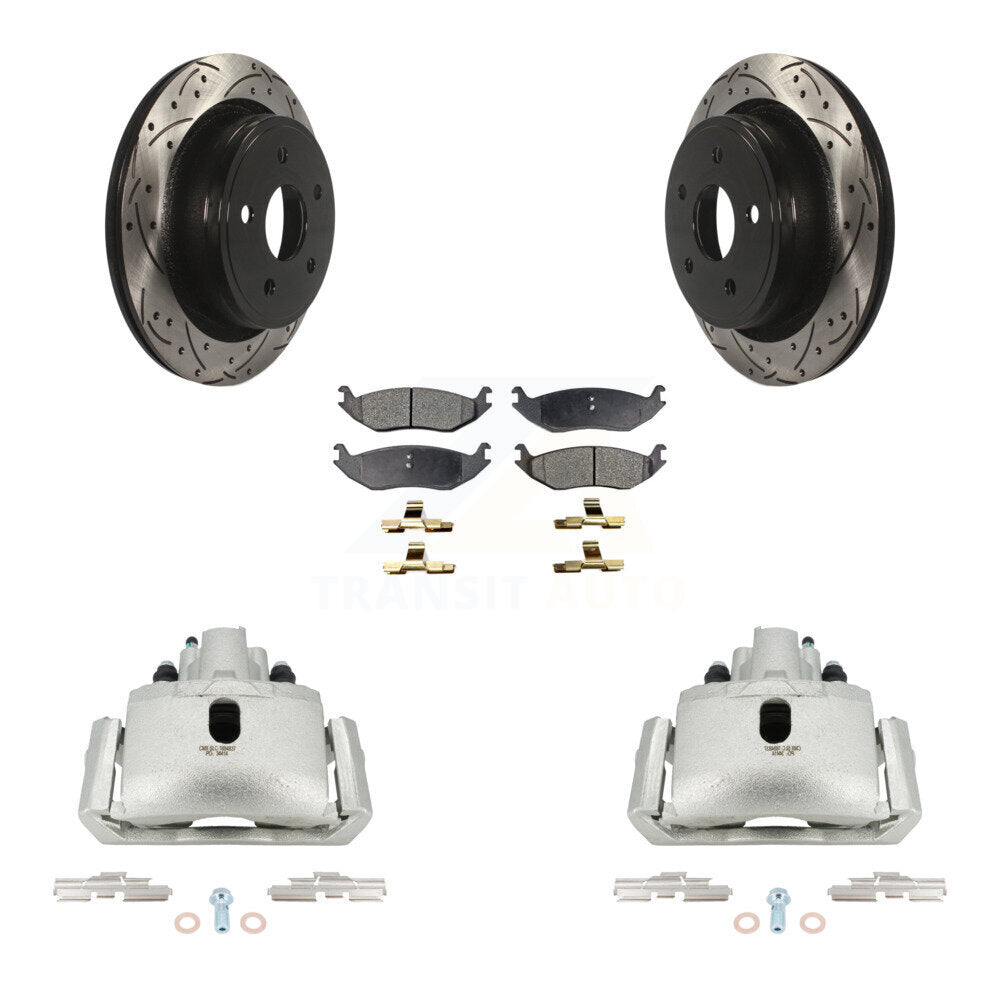 Transit Auto KCD-100609T Disc Brake Kit for 2004-2022 Ram 1500 Classic, Ram 1500, Dodge Ram 1500 & more - Rear product image