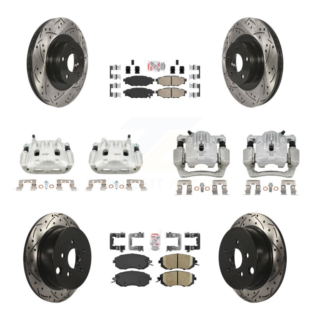 Transit Auto KCD-100610N Disc Brake Kit for 2013-2018 Subaru Crosstrek, Subaru Forester, Subaru XV Crosstrek - Front and Rear product image