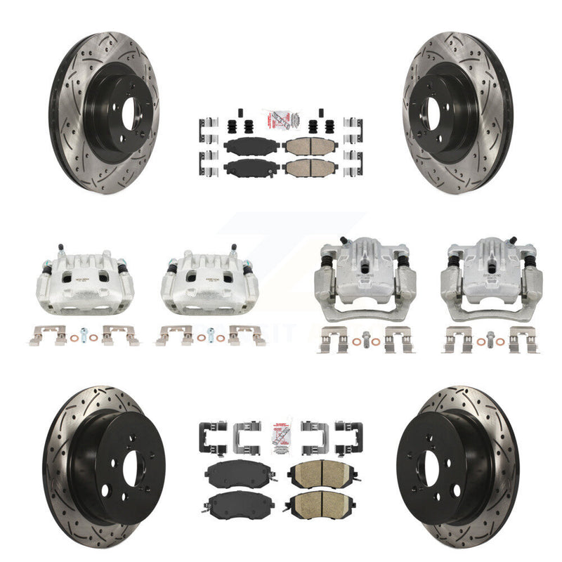 Transit Auto KCD-100610N Disc Brake Kit for 2013-2018 Subaru Crosstrek, Subaru Forester, Subaru XV Crosstrek - Front and Rear product image