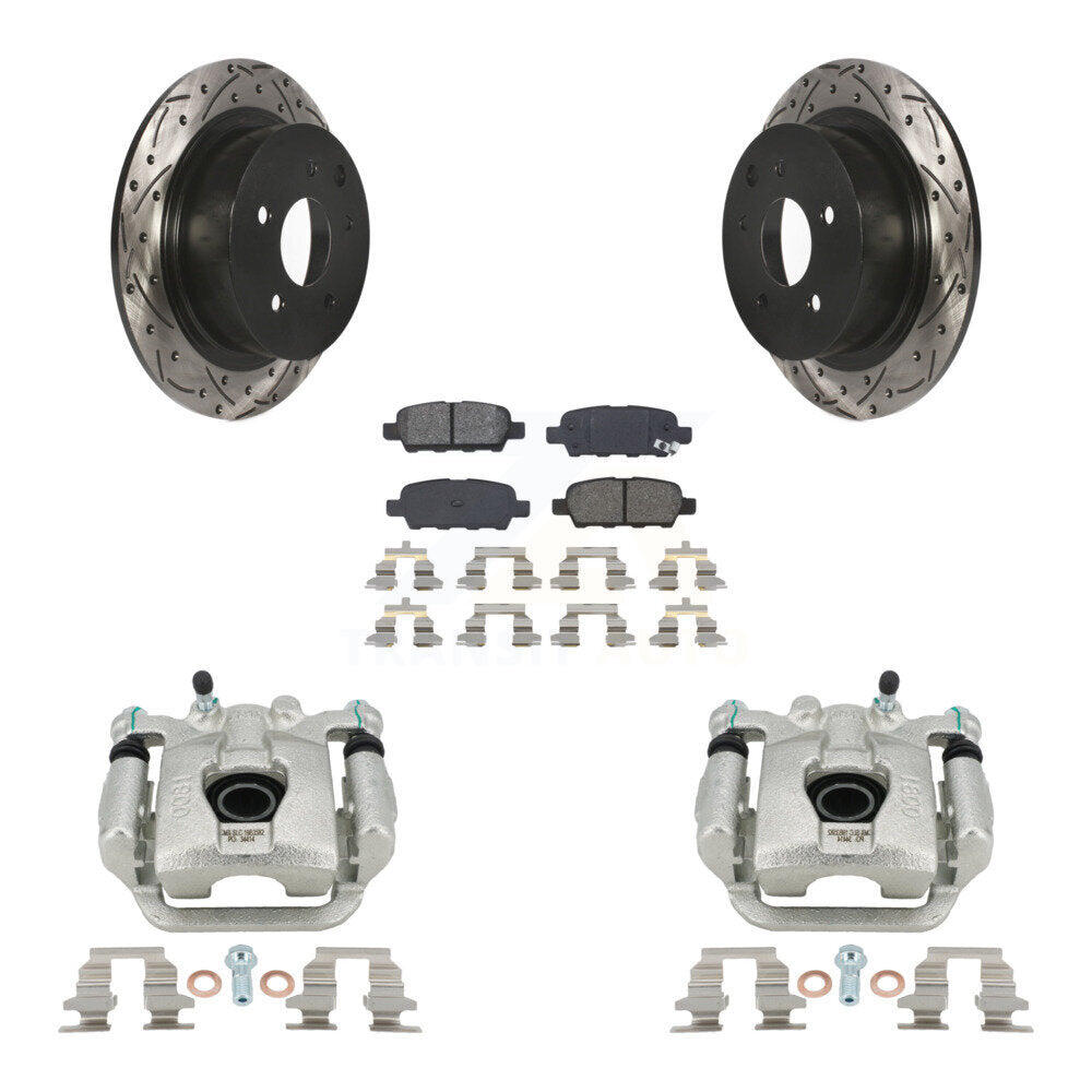 Transit Auto KCD-100610S Disc Brake Kit for 2007-2019 Nissan Juke, Nissan Sentra - Rear product image
