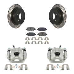 Transit Auto KCD-100610S Disc Brake Kit for 2007-2019 Nissan Juke, Nissan Sentra - Rear product image