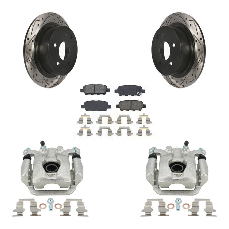Transit Auto KCD-100610S Disc Brake Kit for 2007-2019 Nissan Juke, Nissan Sentra - Rear product image