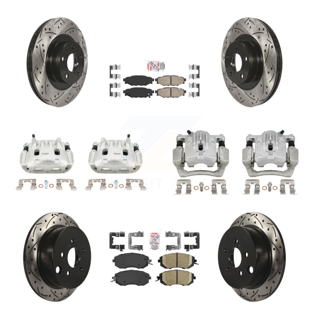 Transit Auto KCD-100611N Disc Brake Kit for 2013-2018 Subaru Crosstrek, Subaru Forester, Subaru XV Crosstrek - Front and Rear product image