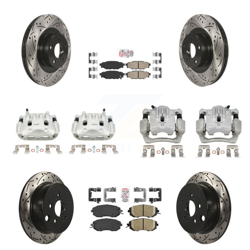 Transit Auto KCD-100611N Disc Brake Kit for 2013-2018 Subaru Crosstrek, Subaru Forester, Subaru XV Crosstrek - Front and Rear product image