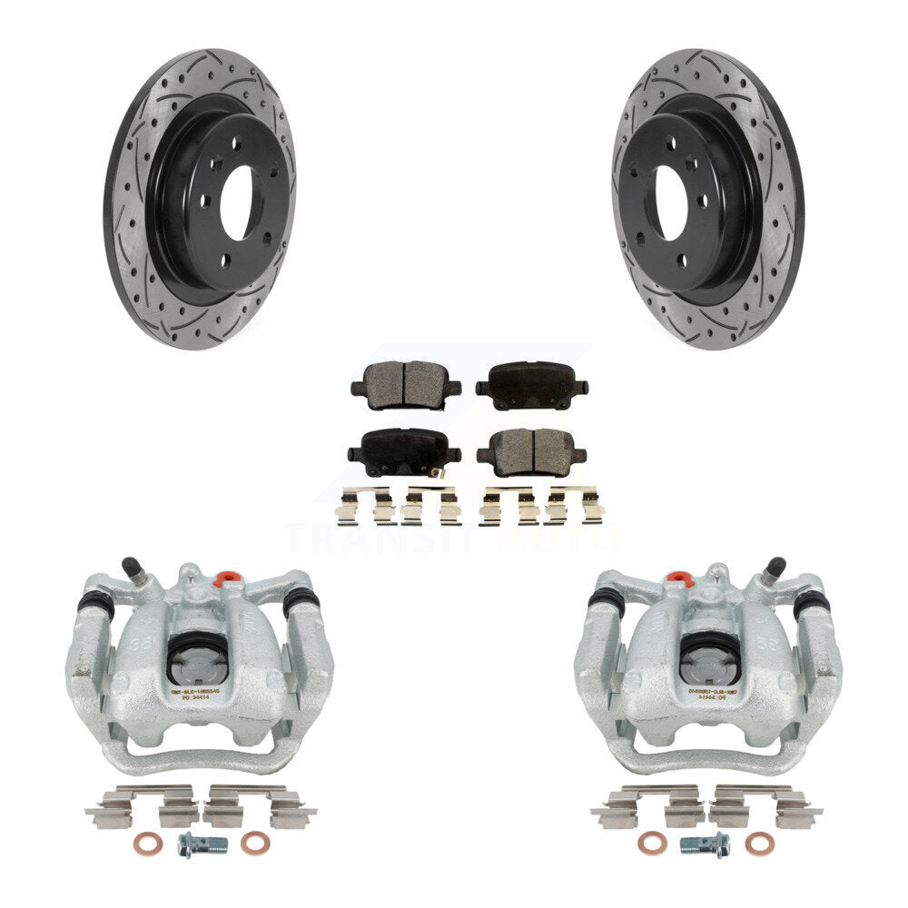 Transit Auto KCD-100611P Disc Brake Kit for 2017-2020 Buick Regal Sportback, Buick Regal TourX, Buick LaCrosse - Rear product image