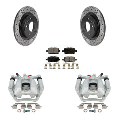 Transit Auto KCD-100611P Disc Brake Kit for 2017-2020 Buick Regal Sportback, Buick Regal TourX, Buick LaCrosse - Rear product image