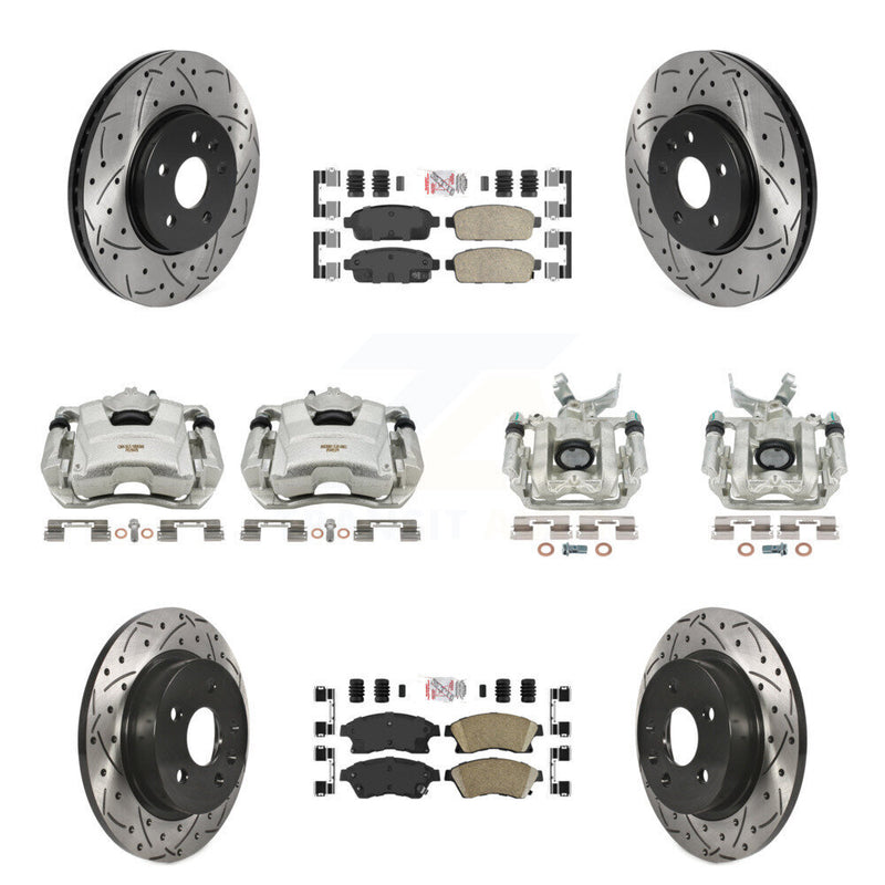Transit Auto KCD-100612N Disc Brake Kit for 2013-2014 Chevrolet Sonic - Front and Rear product image