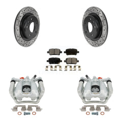 Transit Auto KCD-100612P Disc Brake Kit for 2016-2020 Chevrolet Equinox, GMC Terrain, Chevrolet Malibu - Rear product image