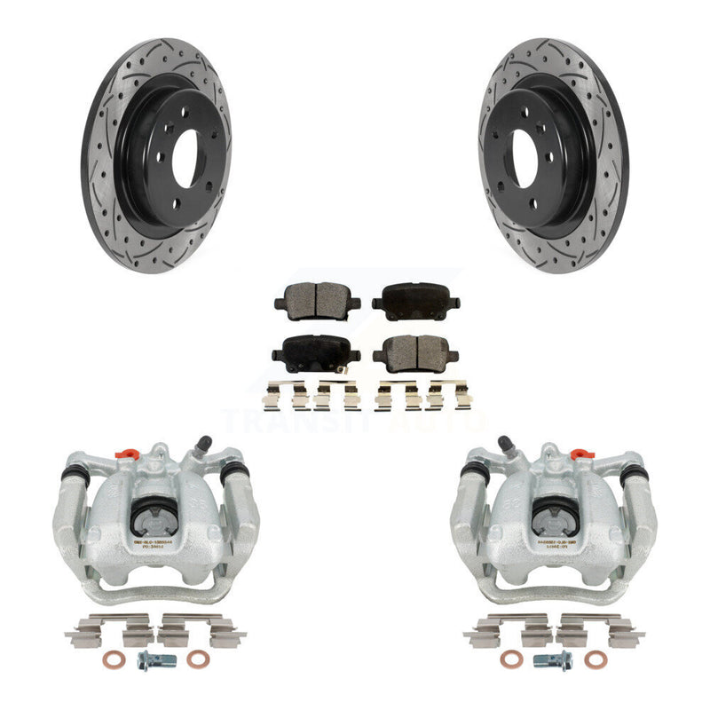 Transit Auto KCD-100612P Disc Brake Kit for 2016-2020 Chevrolet Equinox, GMC Terrain, Chevrolet Malibu - Rear product image