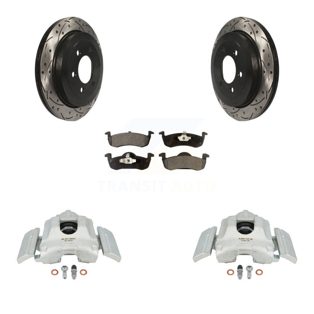 Transit Auto KCD-100612T Disc Brake Kit for 2007-2017 Ford Expedition, Lincoln Navigator - Rear product image