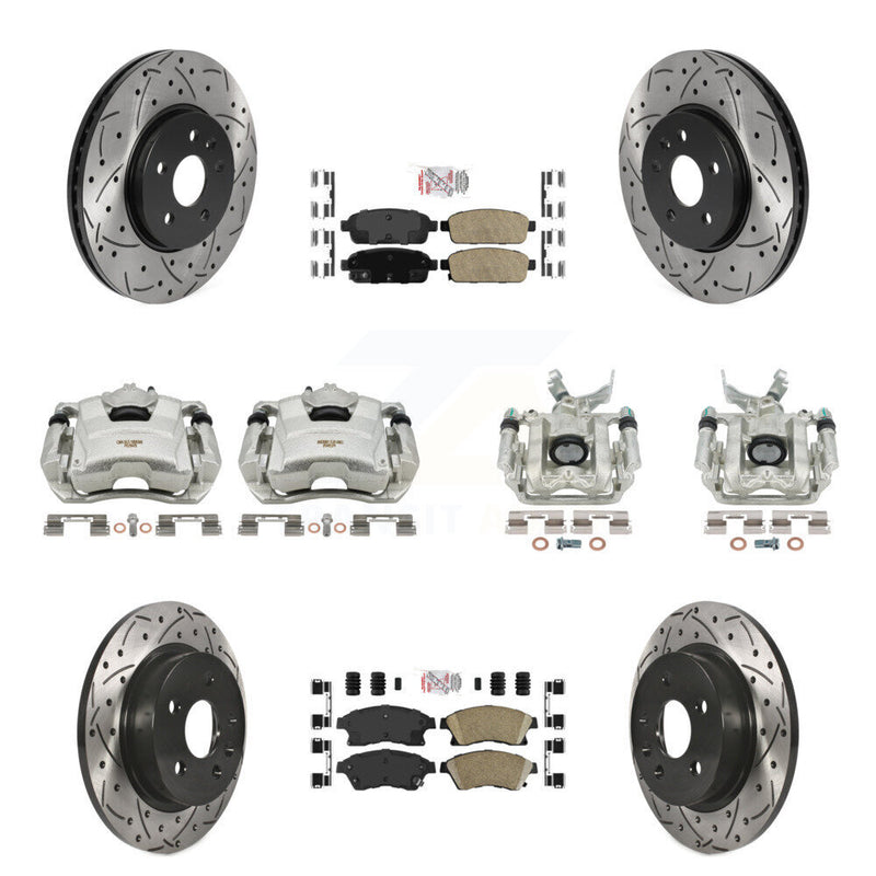 Transit Auto KCD-100613N Disc Brake Kit for 2013-2014 Chevrolet Sonic - Front and Rear product image