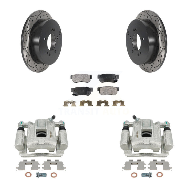 Transit Auto KCD-100613P Disc Brake Kit for 2001-2006 Hyundai Santa Fe - Rear product image