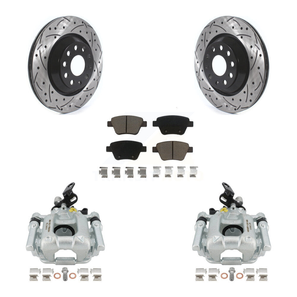 Transit Auto KCD-100614C Disc Brake Kit for 2011-2013 Volkswagen GTI, Audi A3 Quattro - Rear product image