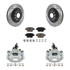 Transit Auto KCD-100614C Disc Brake Kit for 2011-2013 Volkswagen GTI, Audi A3 Quattro - Rear product image