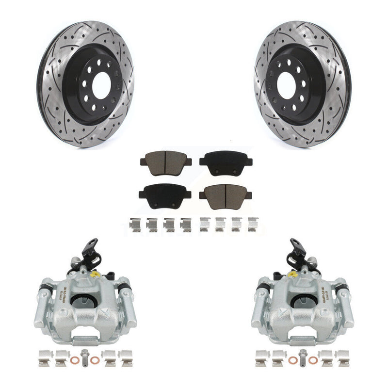 Transit Auto KCD-100614C Disc Brake Kit for 2011-2013 Volkswagen GTI, Audi A3 Quattro - Rear product image