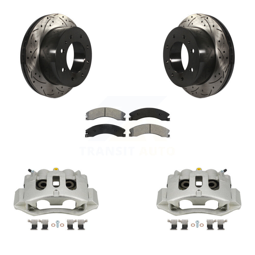 Transit Auto KCD-100614S Disc Brake Kit for 2011-2019 Chevrolet Suburban 3500 HD, Chevrolet Silverado 2500 HD, Chevrolet Silverado 3500 HD & more - Rear product image