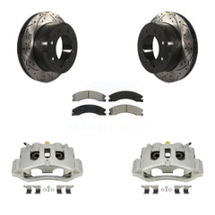 Transit Auto KCD-100614S Disc Brake Kit for 2011-2019 Chevrolet Suburban 3500 HD, Chevrolet Silverado 2500 HD, Chevrolet Silverado 3500 HD & more - Rear product image