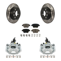 Transit Auto KCD-100615C Disc Brake Kit for 2010-2013 Volkswagen GTI, Volkswagen Eos, Audi A3 - Rear product image